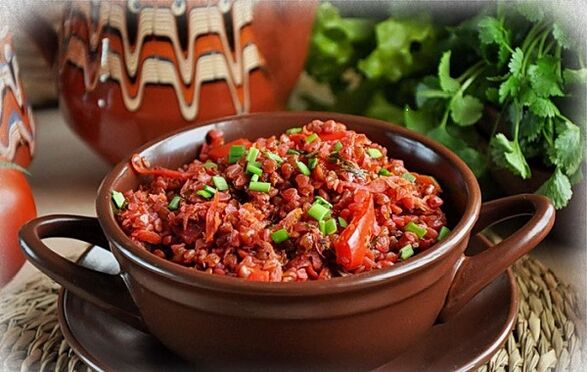Hrișcă cu legume la oală