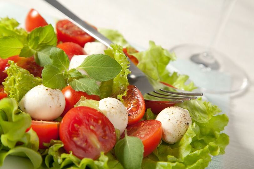 salata de legume pentru dieta Dukan
