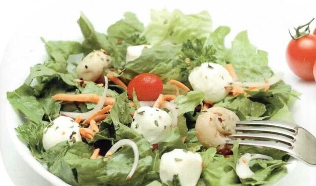 salată de legume pentru gastrită