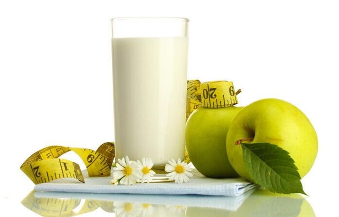Kefir cu mere